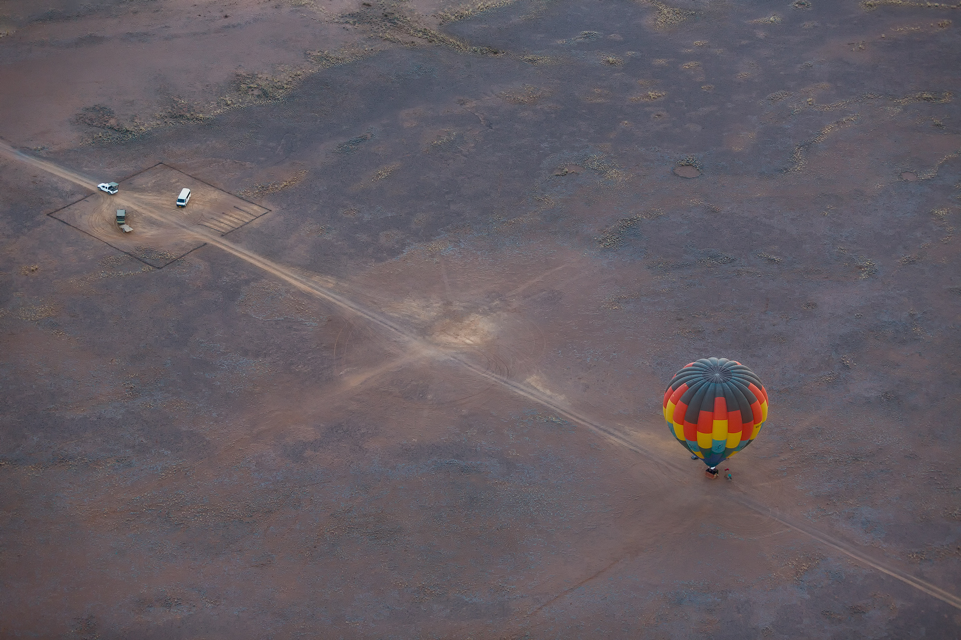 Andrei Duman Soussusvlei, Namibia Balloon Aerial 01