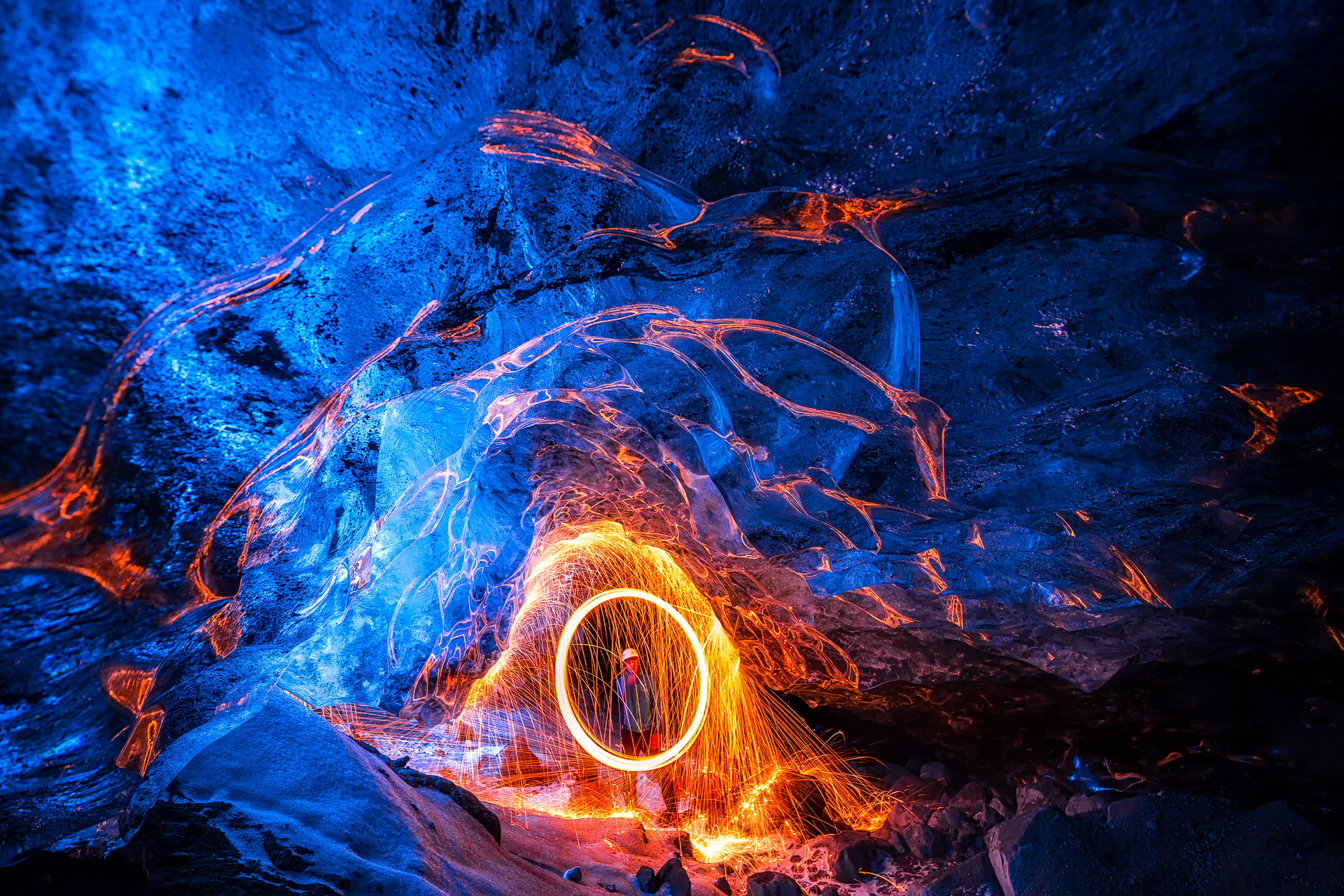 Andrei Duman Ice Cave Sparkler, Iceland 27