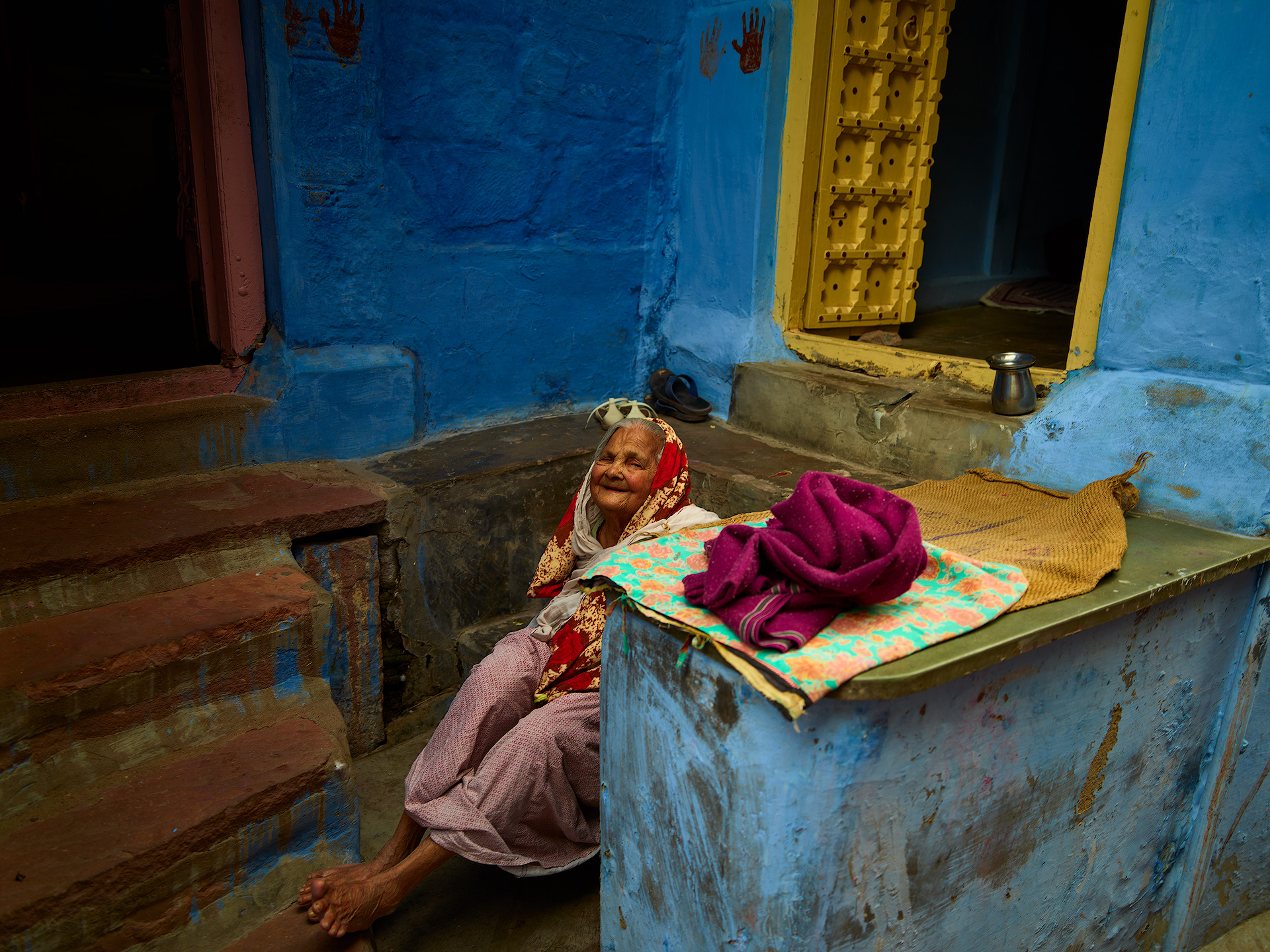 Old Woman Blue